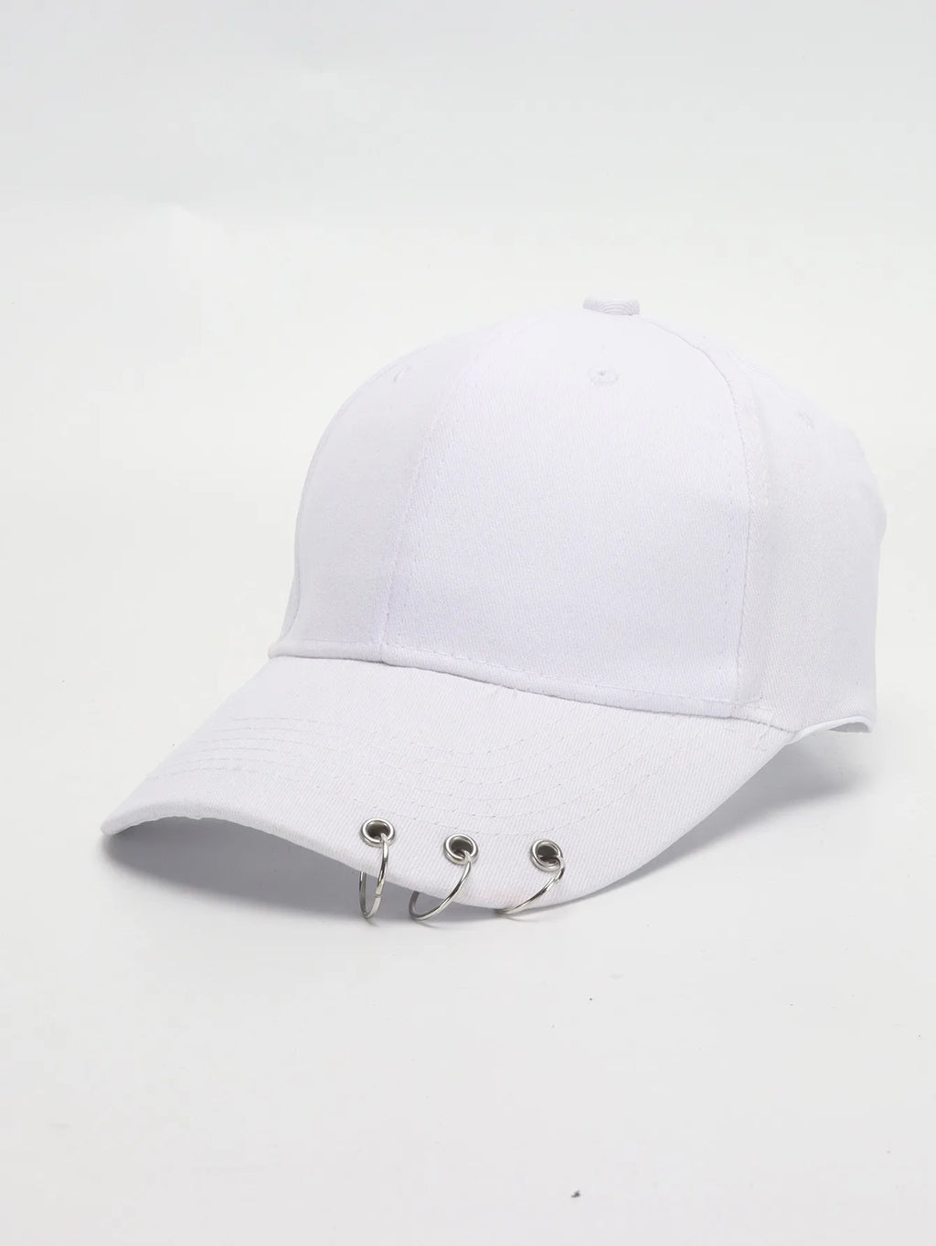 Hip Hop Women's Baseball Cap With Ring Circle Snapback Hats For Men Women Unisex Dad Hat Adjustable Kpop Korean Style Gorra