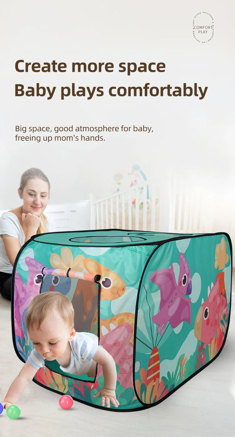 Children's Tent Game House Indoor and Outdoor No Installation Kindergarten Foldable Family Toy House