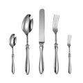 Luxury Gourd Shape Handle Stainless Steel Tableware 5 Pieces Spoons Forks Knives Elegant Cutlery Set