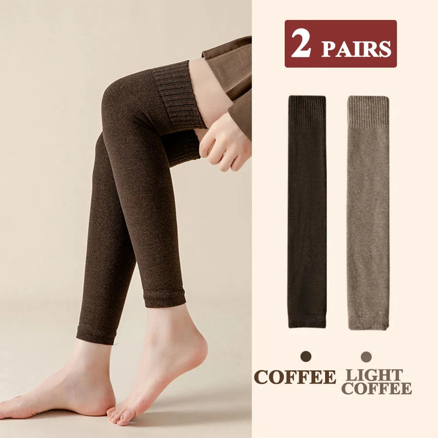 Thick Stockings Women Socks Warm Winter Over Knee High Hold Up Sexy Slim Ladies Girls Halloween Gift 7 Colors 1 Pairs Hot Sale
