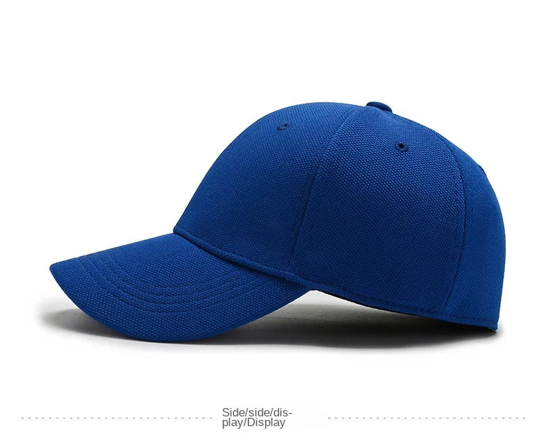 Men Back Closure Baseball Cap Hip Hop Spring Summer Sun Hats Women Snapback Solid Color  Caps