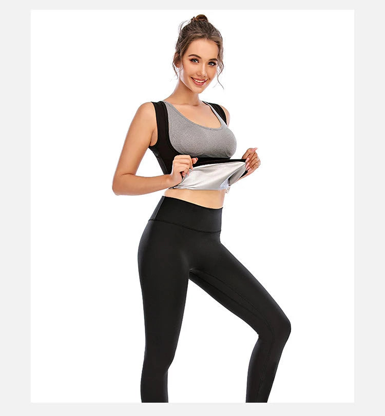 Sweat Vest Sauna Suit For Women Shirt Shapewear Women-Sauna Women,Sauna Workout-Slimming Faja-Hot