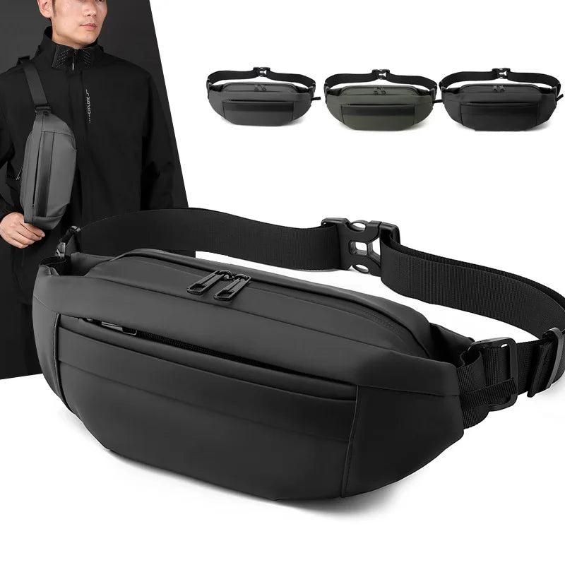 Multifunctional Men's Sport Travel Shoulder Crossbody Bag Organizer Husband Trend Handbag Sling Bag Outdoor Chest Bag for Men