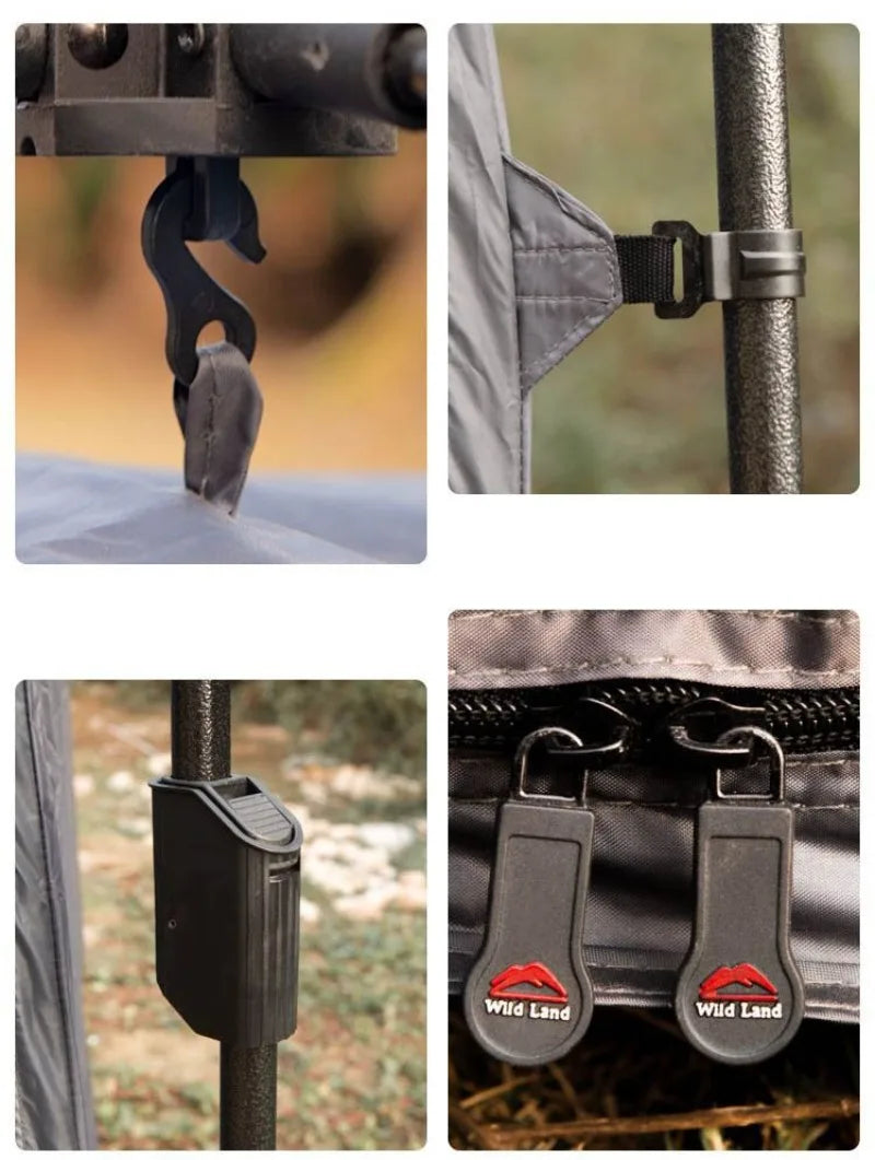 Automatic Speed Opening Single Tent Outdoors Portable Toilet Take Bath Change Clothes Windproof Multifunction Tents Ventilate