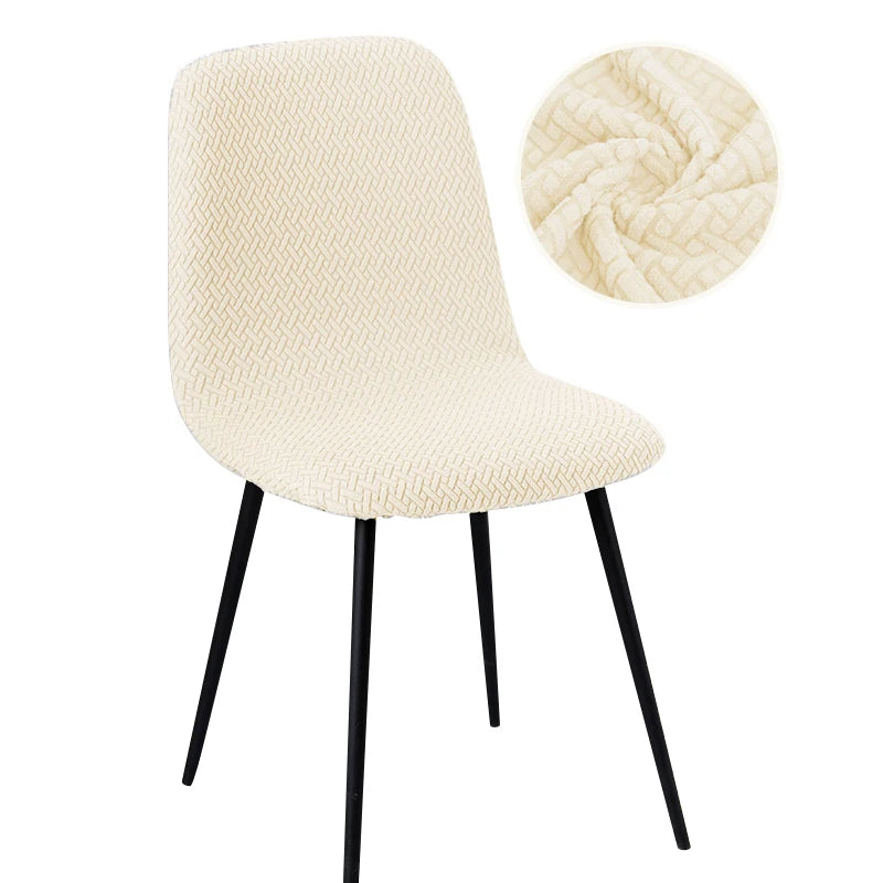 Velvet And Jacquard Short Back Chair Cover Bar Seat Covers Dining Covers Chair Stretch Dust Cover For Home Hotel Bar Wedding