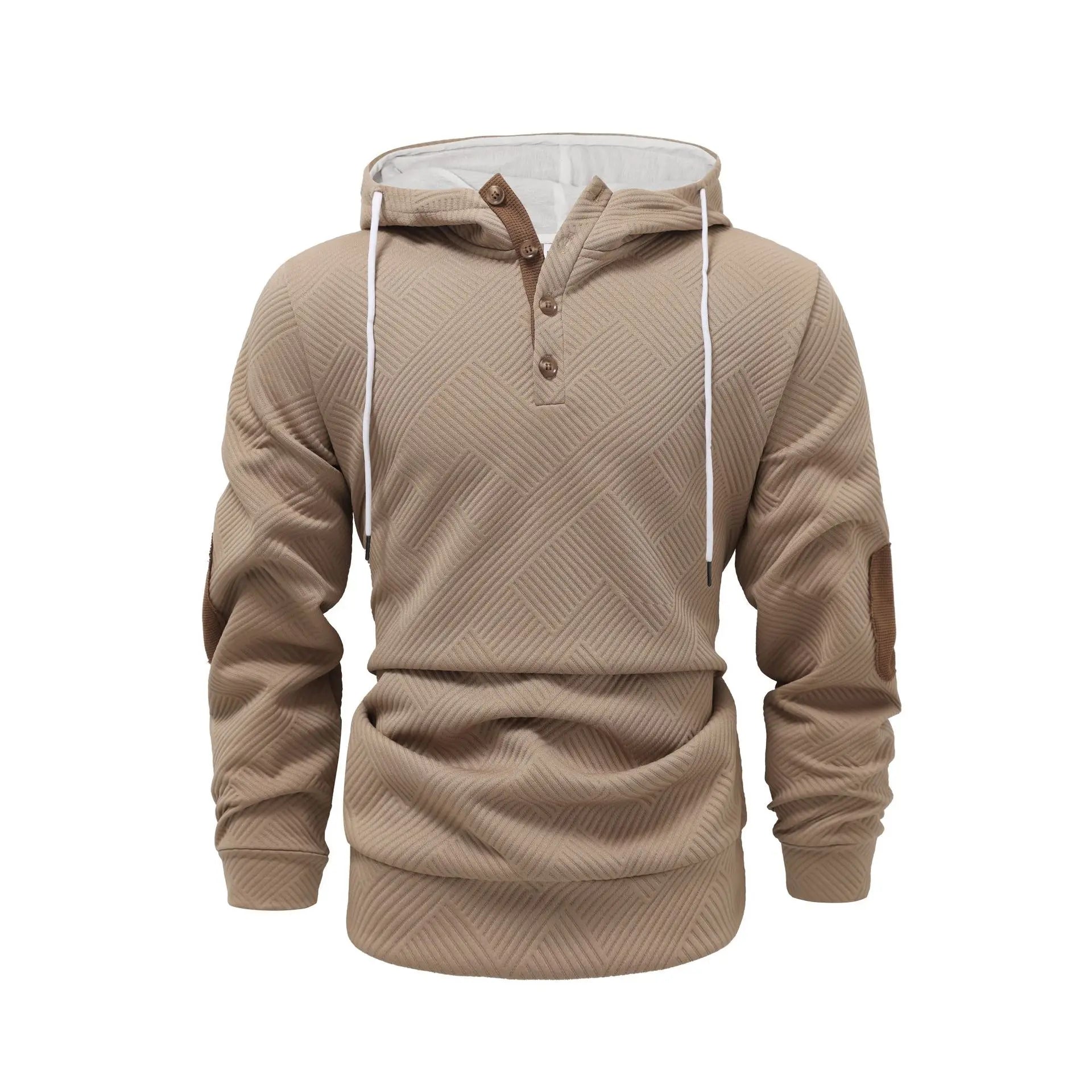 New Men's Fashion Hooded Sweatshirts Spring Autumn Long Sleeve Drawstring Pullovers Casual Streetwear Men Loose Sports Hoodies