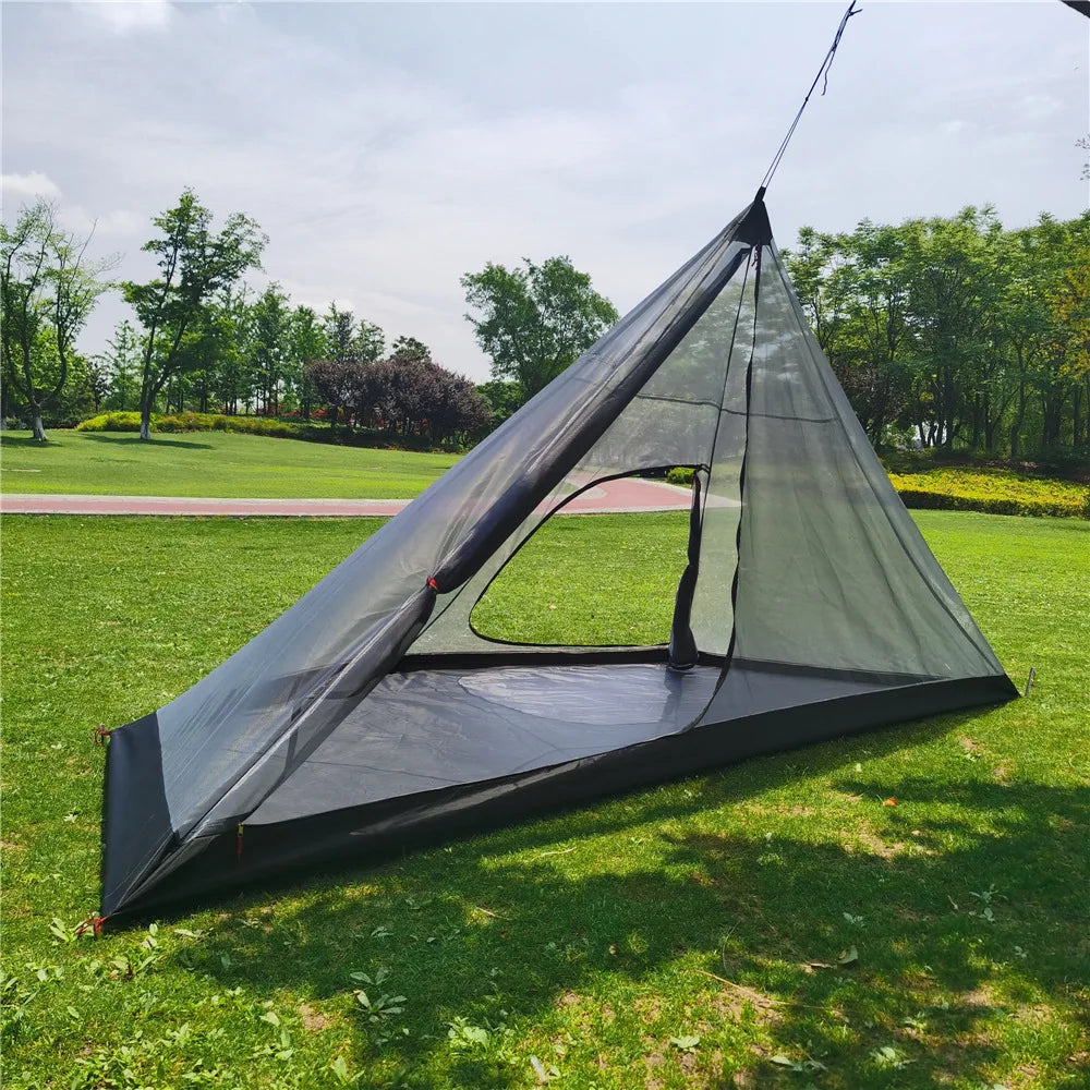 Pentagon and a half inner tent Tingxue 400 rodless portable pyramid camping outdoor tent