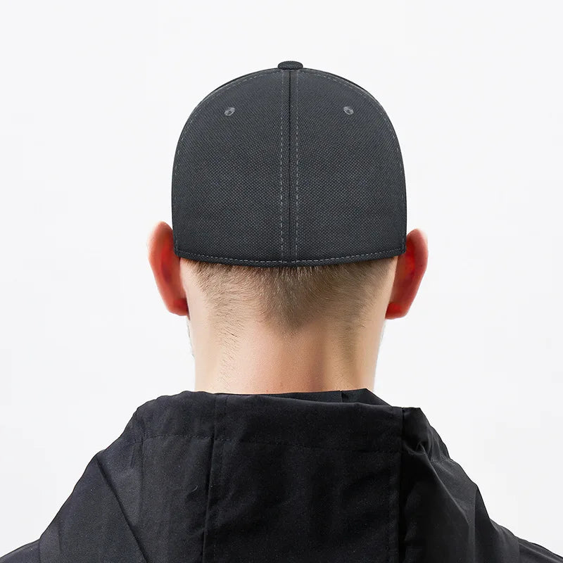 Short Brim Elastic Closed Back Fitted Caps Hats New Cycling Solid Bill Plain Trucker Men Women Hip Hop Baseball Snapback Sun Era