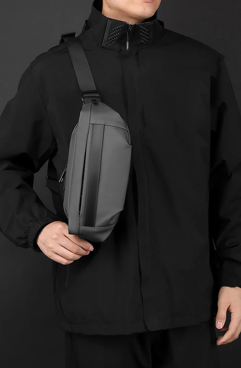 Multifunctional Men's Sport Travel Shoulder Crossbody Bag Organizer Husband Trend Handbag Sling Bag Outdoor Chest Bag for Men