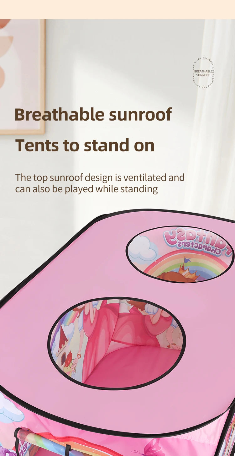 Children's Tent Game House Indoor and Outdoor No Installation Kindergarten Foldable Family Toy House