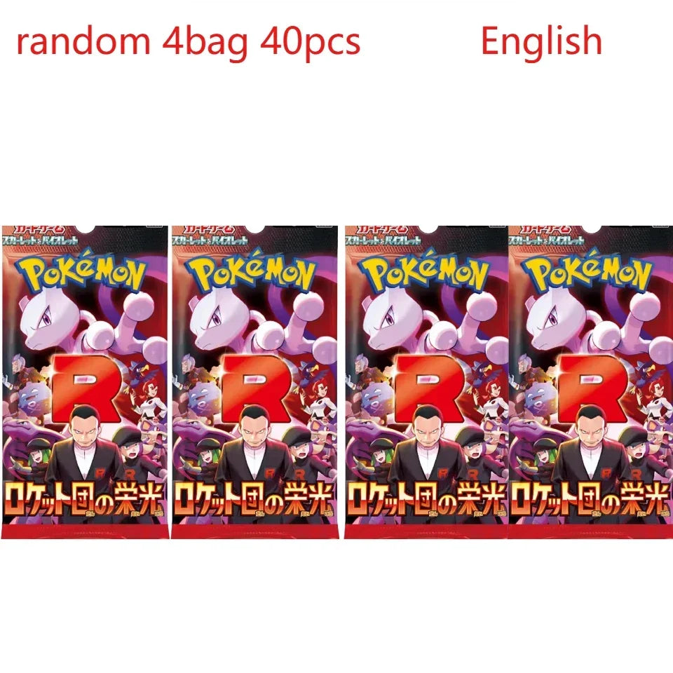 Pokemon Trading Cards 40 Pcs English PTCG Game Collection Strange Tree 151 SV4A Gift for Children