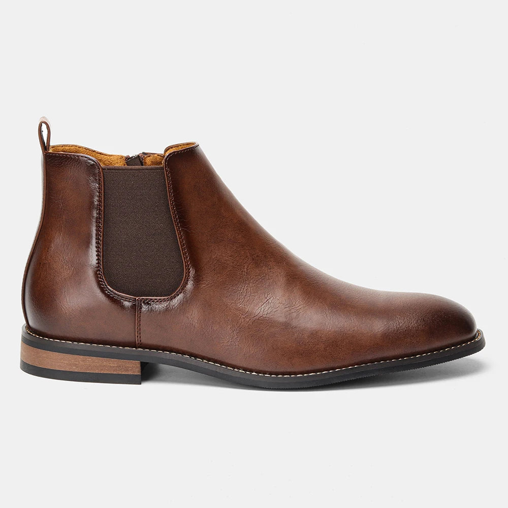 Boots Men Comfortable Brand Fashion 2026 Boots Leather