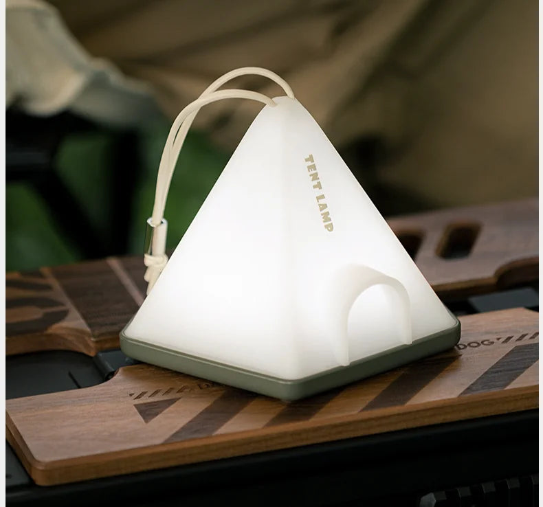 Tent Night Light Bedroom Charging Ambient Lamp Simple Bedside Lamp Portable Atmosphere Night Light For Outdoor Camping