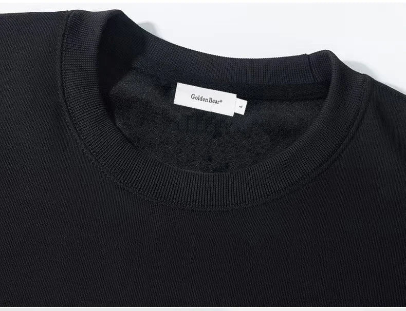2024 Men's Golf Sweatshirts Autumn/Winter Golf Sweater Outdoor Leisure Round Neck Pullover Golf Wear with Thin Velvet