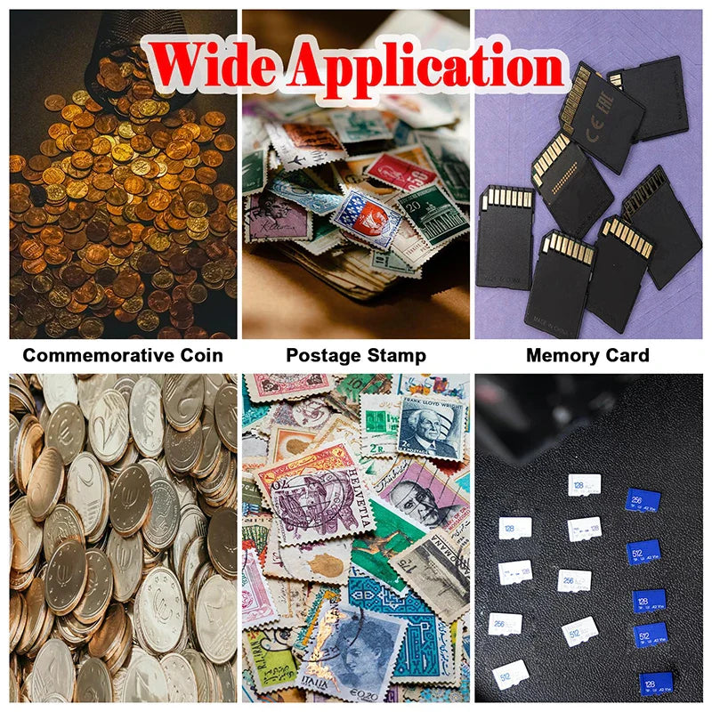 120/360 Pockets Coin Collection Book 10/20 Pages Coin Collection Holder Album Commemorative Coin Organizer Storage