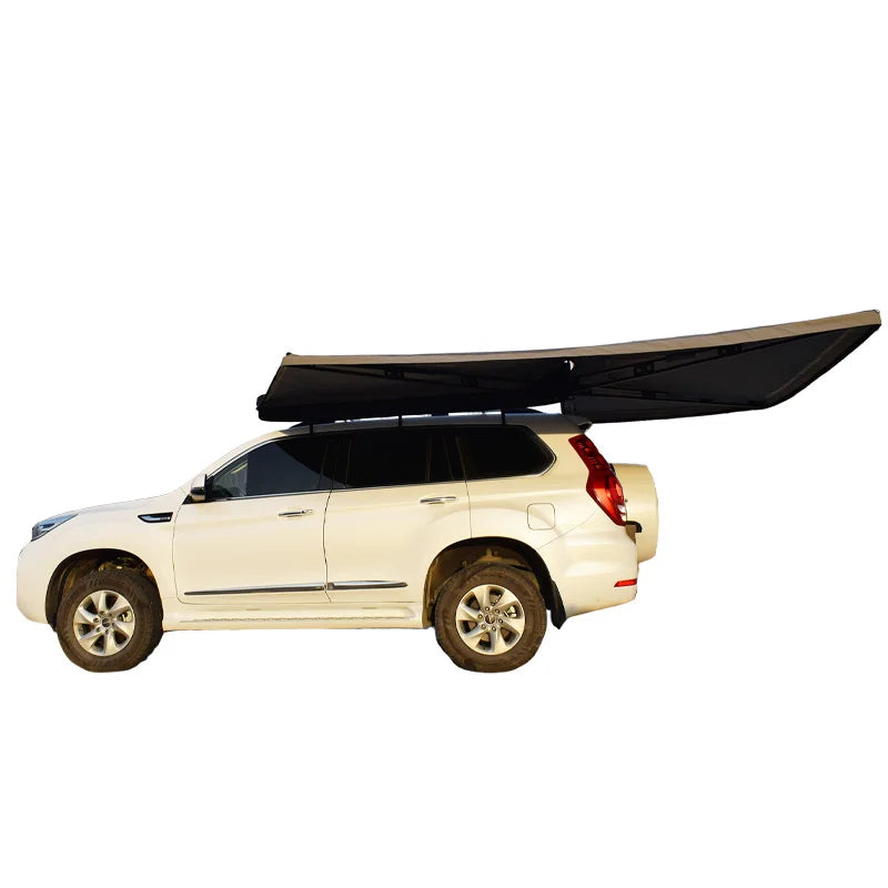 Retractable Car Awning Tent Bat Wing Car Roof Side Awning Tent for Resort or Family Camping