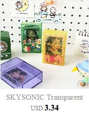 SKYSONIC New Arrival A5 Ring Notebook Jounral Cover INS Bandage Photocards Binder Collect Book Photo Cards Organzier Stationery