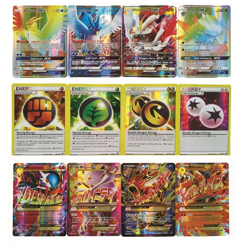 Pokemon Trading Cards 40 Pcs English PTCG Game Collection Strange Tree 151 SV4A Gift for Children