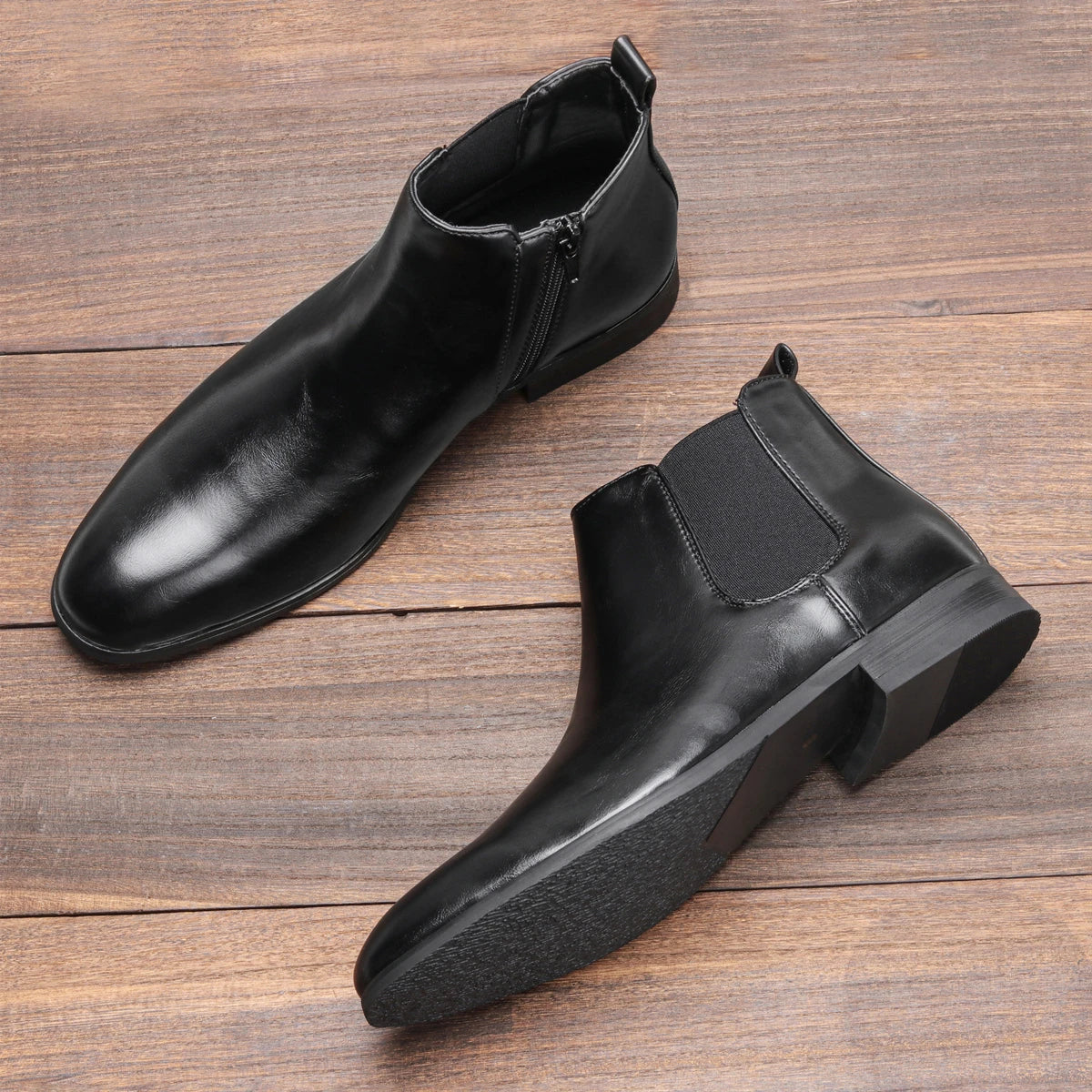 Boots Men Comfortable Brand Fashion 2026 Boots Leather