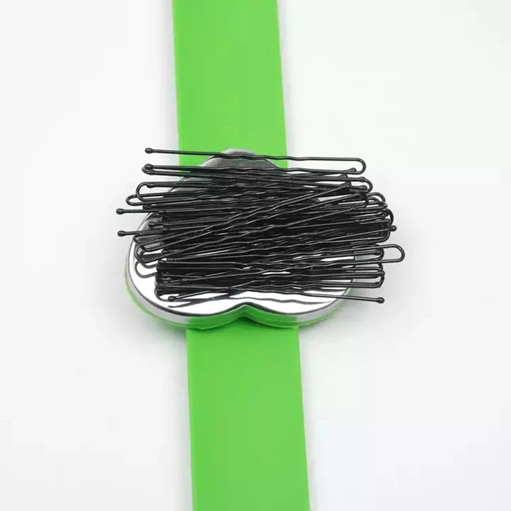 Professional Salon Hair Accessories Magnetic Bracelet Wrist Band Strap Belt Hair Clip Holder Barber Hairdressing Styling