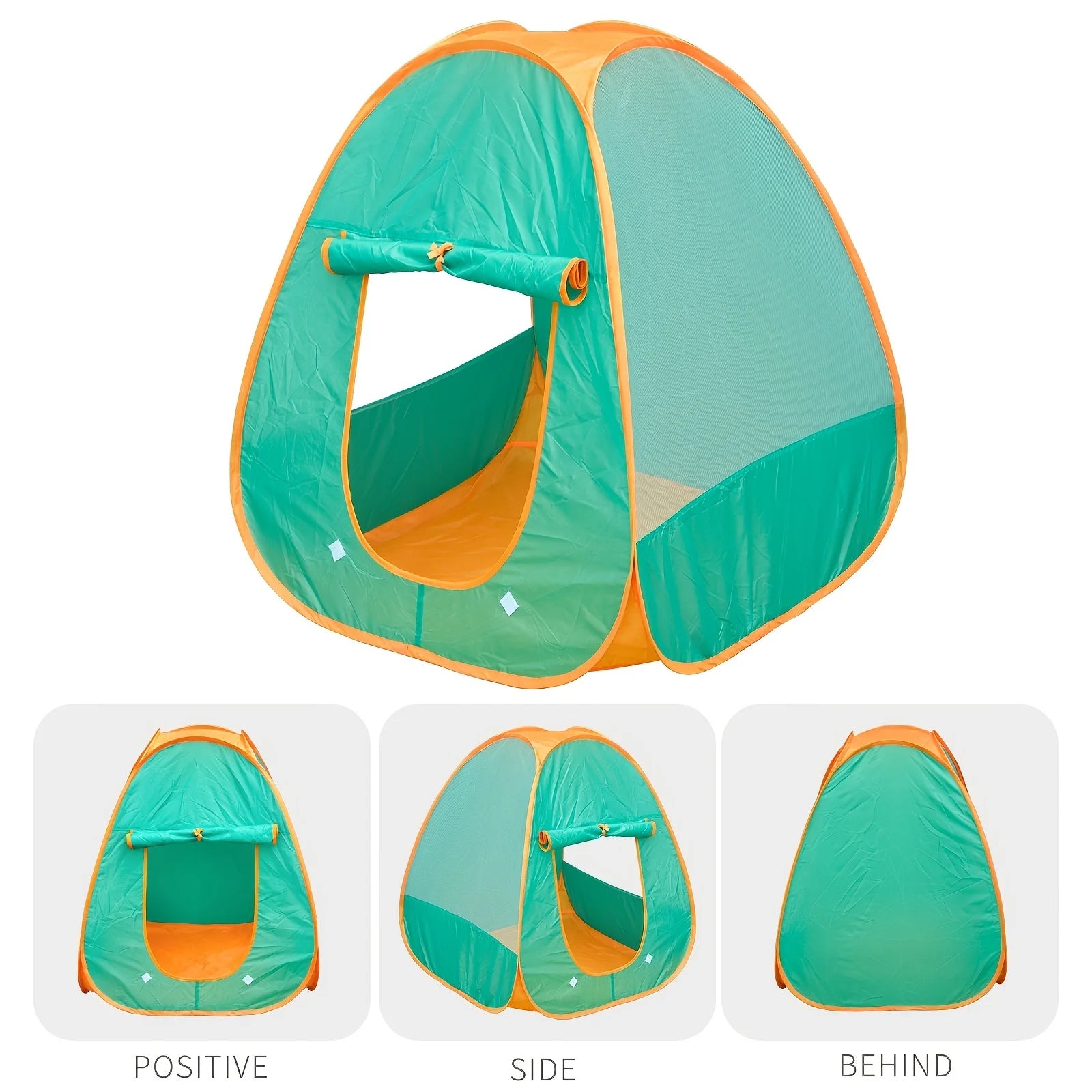 Tent House Green Foldable Portable Children's Game House Toy