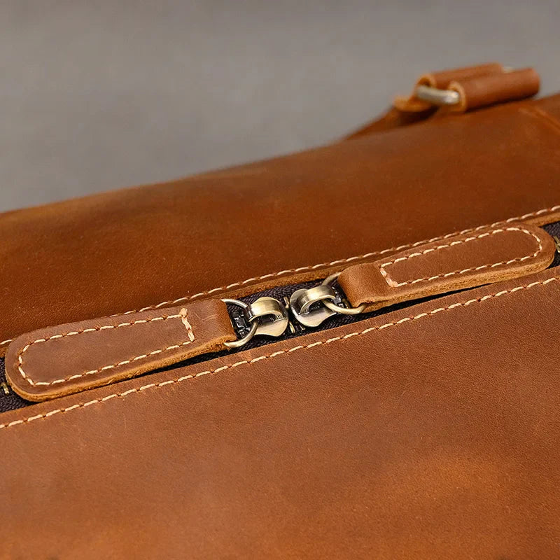 Big Capacity Genuine Leather Travel Bag For Men Women Soft Black Cowhide Casual Travel Duffel Large Luggage Weekend Shoulder Bag