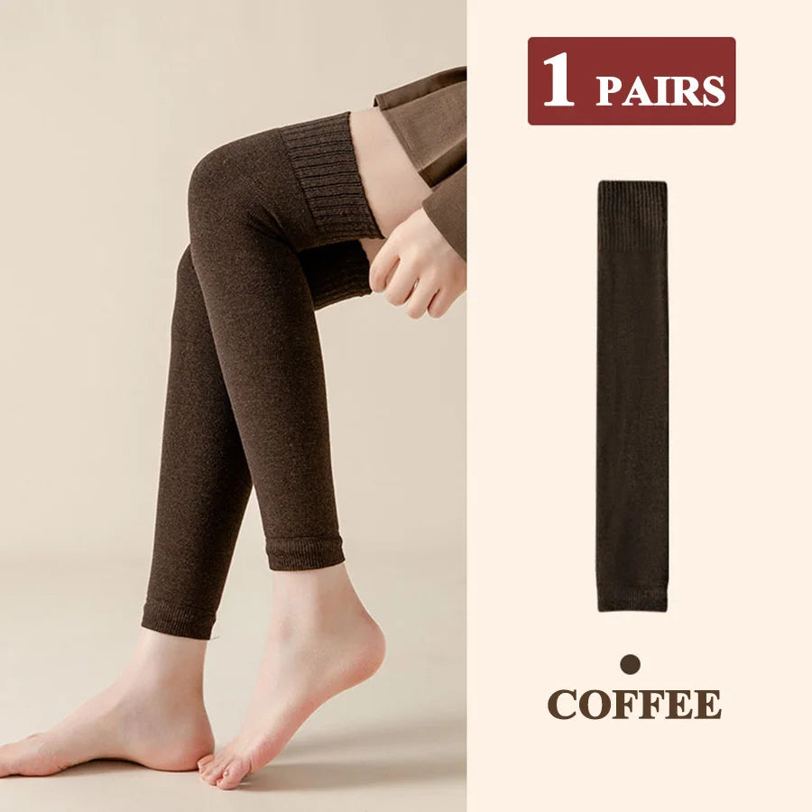 Thick Stockings Women Socks Warm Winter Over Knee High Hold Up Sexy Slim Ladies Girls Halloween Gift 7 Colors 1 Pairs Hot Sale