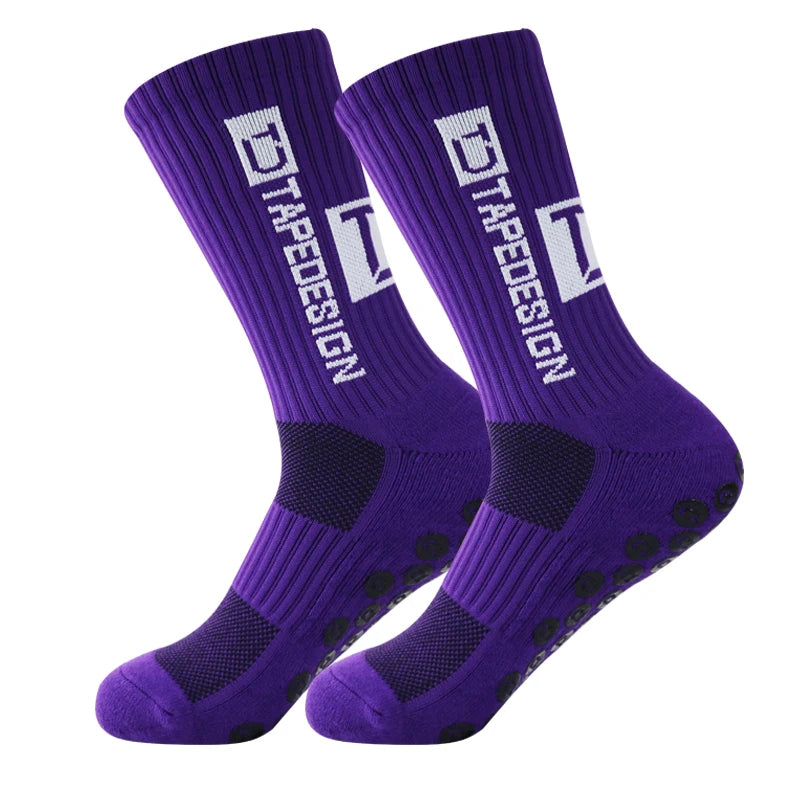 2022 New Football Socks Anti-Slip High Quality Soft Breathable Thickened Towel Bottom Sports , Cycling ,Legging ,Women, Men