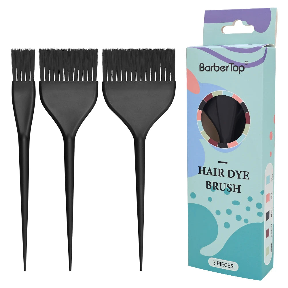 Arc Shaped Dye Hair Brush Salon Non-slip Color Cream Brush Hair Coloring Brush Hair Dye Applicator Dust Brush Styling Accessorie