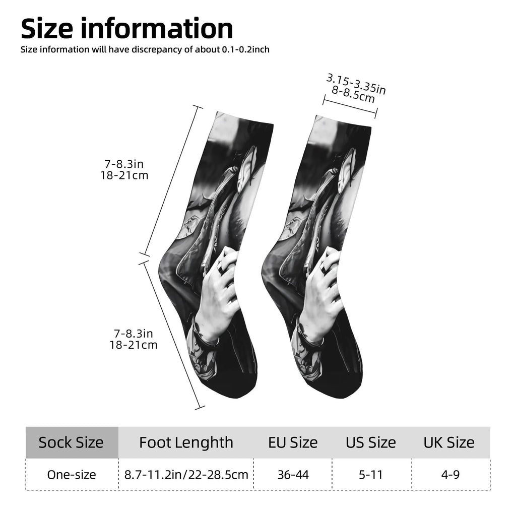 Maluma Rapper Socks  Anti Slip Stockings Women Men Comfortable Outdoor Socks Winter Fashion Graphic Socks
