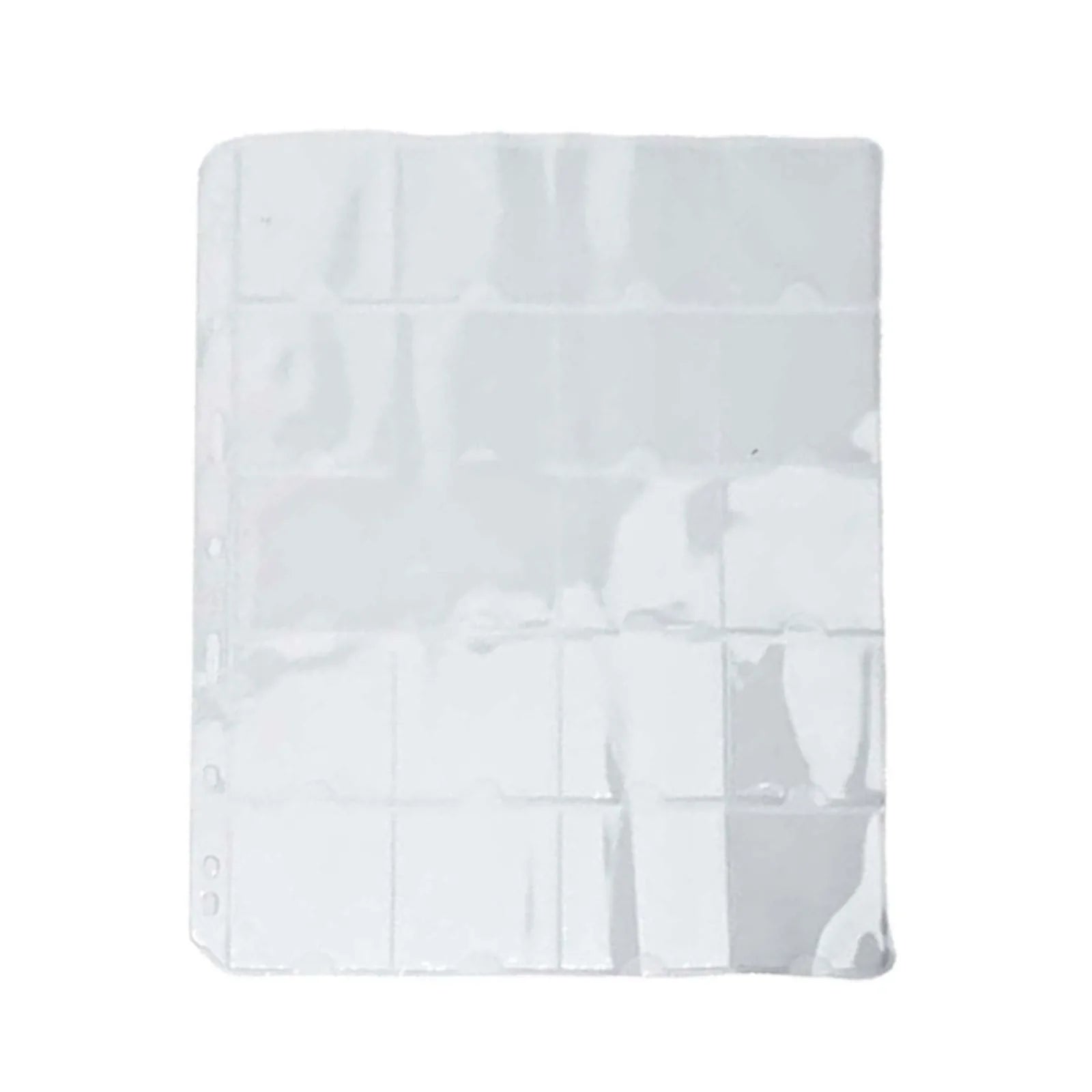 Page Coin Holder Sheet Clear Organization 1/10 Sheet For 50mm Coins For Coin Collection PVC Page Album Practical