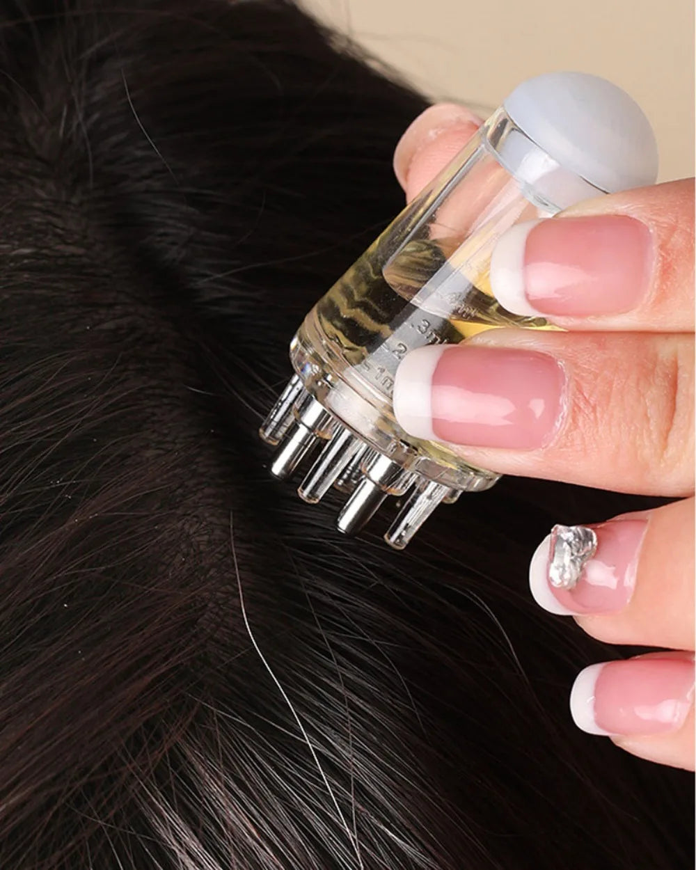 Scalp Applicator Liquid Comb Mini Scalp Massage Brush Hair Oil Applicator Bottle Liquid Guiding Combs Massager Hair Care Tools