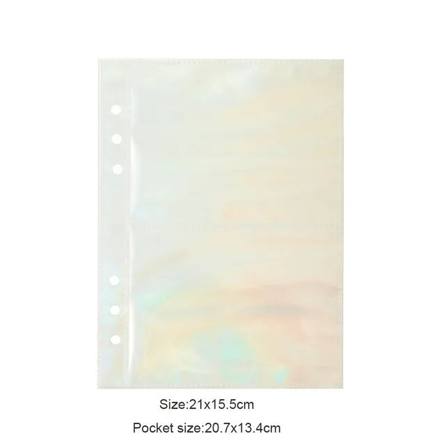 SKYSONIC New Arrival A5 Ring Notebook Jounral Cover INS Bandage Photocards Binder Collect Book Photo Cards Organzier Stationery