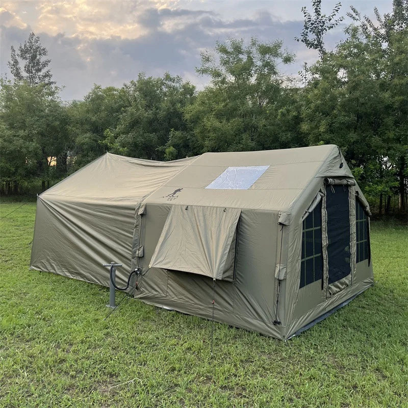 Air Tent, Inflatable Camping, Outdoor Fabric, Portable Inflatable Tent, Large High-quality House Tent，8.2 Square Meters