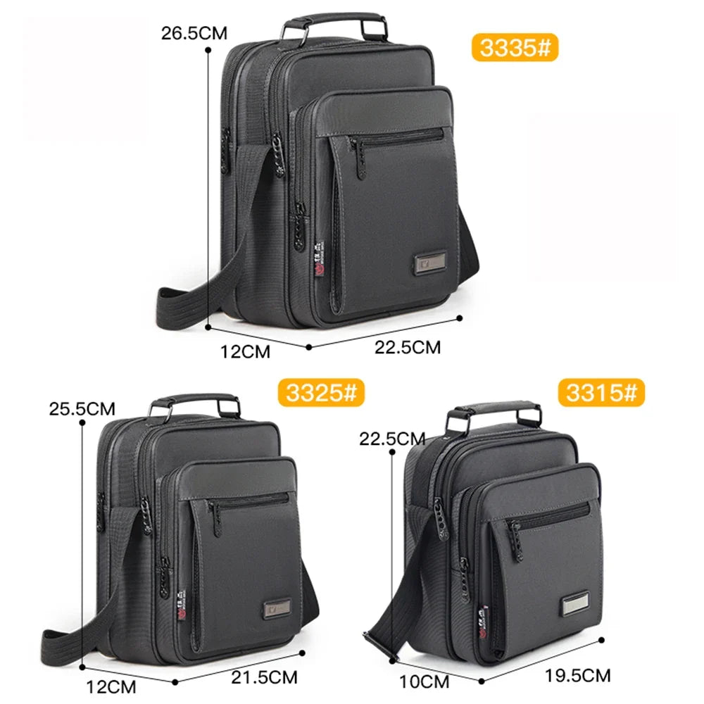 shoulder bag men Handbags Messenger Small Business Briefcase Large Capacity Multifunction fashion casual waterproof