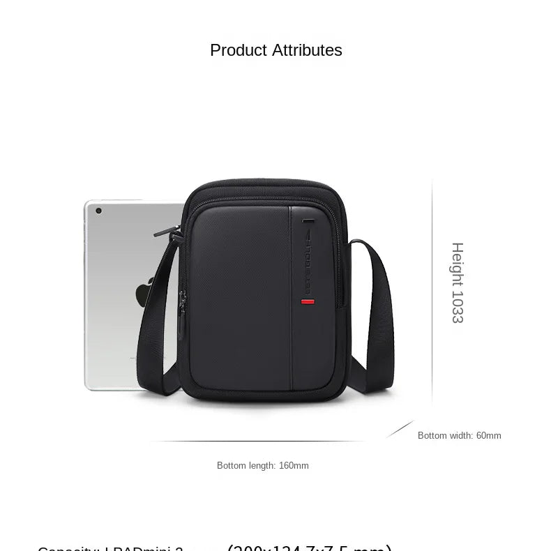 GOLF Cross Bag Man Nylon Shoulder Boston Crossbody Bags Men Mini Sling Messenger Cell Phone Waterproof Pouch Oxford Compartments