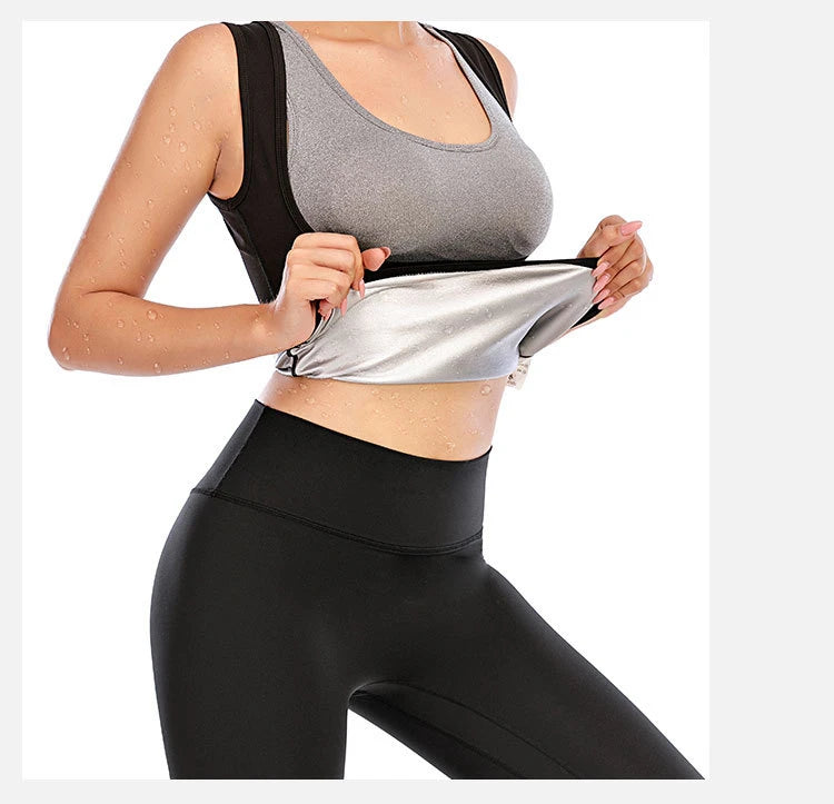 Sweat Vest Sauna Suit For Women Shirt Shapewear Women-Sauna Women,Sauna Workout-Slimming Faja-Hot