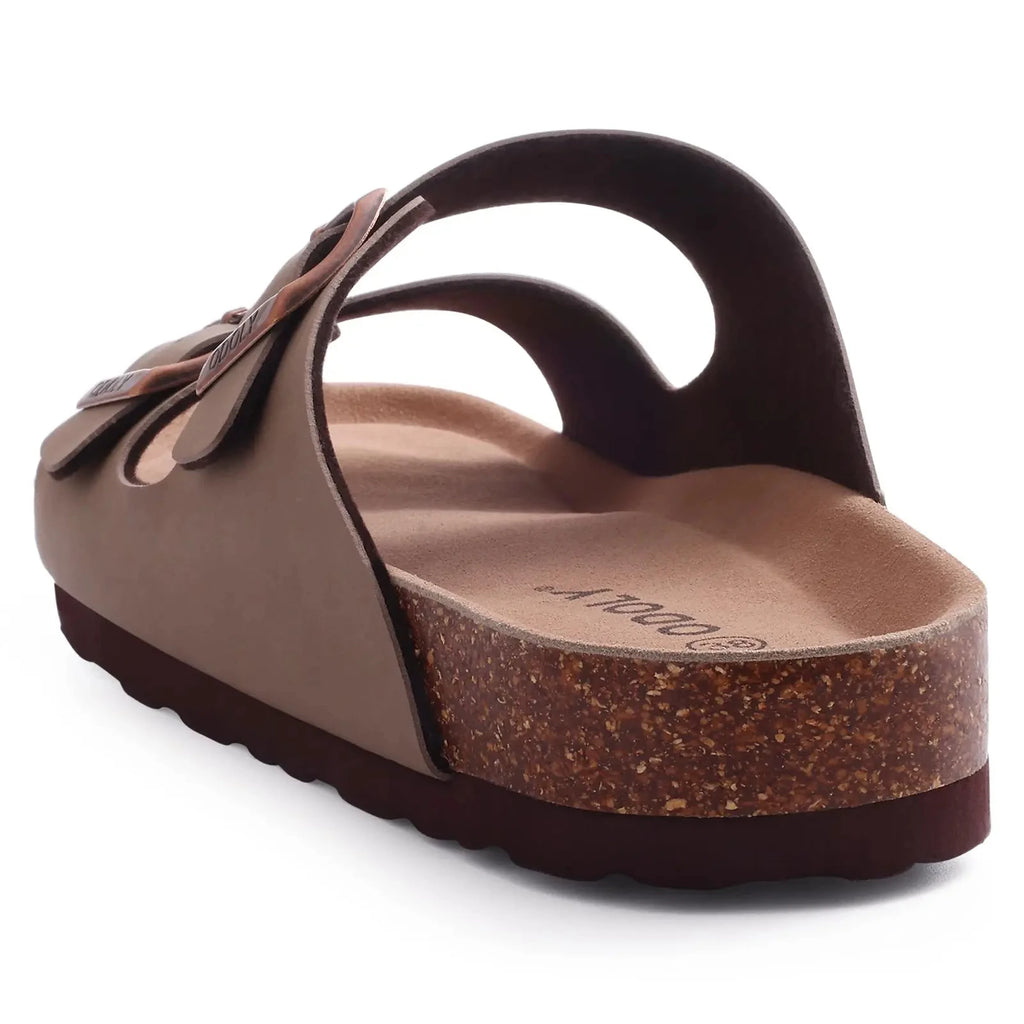 Pallene Women Classic Clogs Cork Footbed Slippers Slip-on Cork Sandals Feamle Unisex Beach Shoes Outdoor Men Mules And Clogs