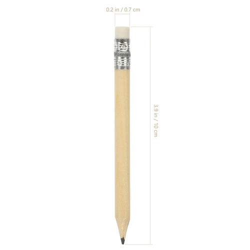 35 Pcs Log 10cm Mini Short Pencil Student Beginner Half Pencils Woodcase Wooden Kids Writing Painting Drawing Sketch