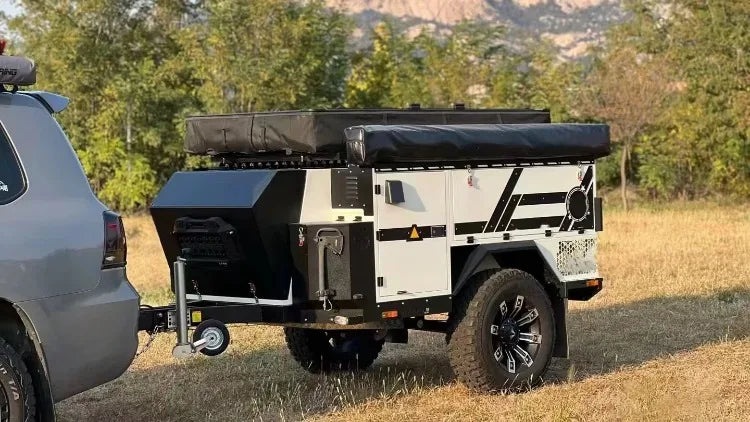 Customized Trailer Tent Camping Waterproof Foldable Tent For Camping Trailer Camper All Terrain Outdoor Family Camp