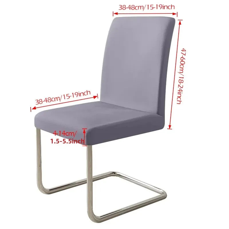 Waterproof Fabric Multi-Color Chair Cover Spandex Elastic Soft Chair Slipcover Seat Case For Office Kitchen Dining Room