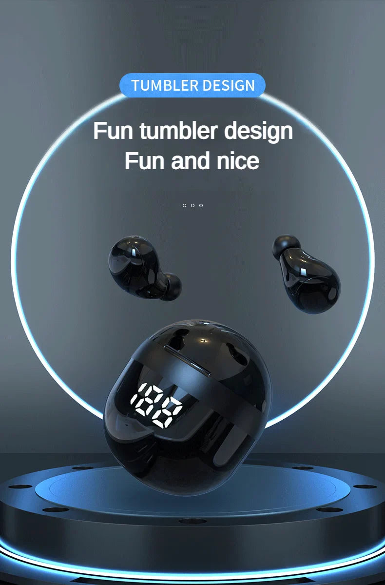 SK18 Heavy Bass Headphones Wireless Bluetooth Earphones Sleeping Headset With Mic Noise Reduction Mini Earbuds For Xiaomi Redmi