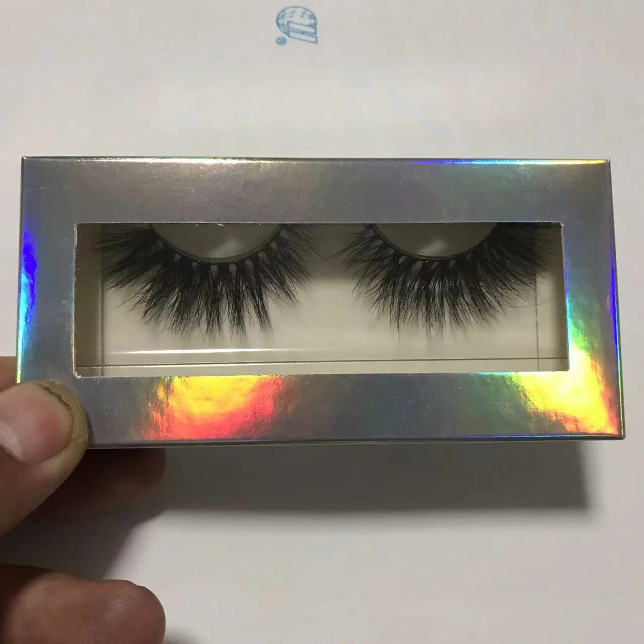 Dropshipping Wholesale Natural Wispy 3d Mink False Lashes Makeup Mink Fake Eyelashes With Soft Band Make-up For Women
