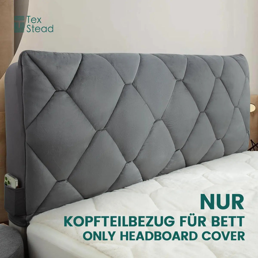 Bed Headboard Cover Stretch Thickened Large Rhombus Slipcover Covers Dustproof Bed Head Protector Cover Bed Board Cover