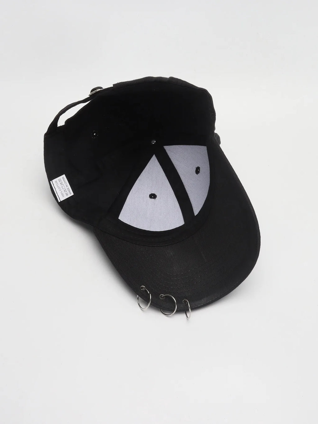 Hip Hop Women's Baseball Cap With Ring Circle Snapback Hats For Men Women Unisex Dad Hat Adjustable Kpop Korean Style Gorra