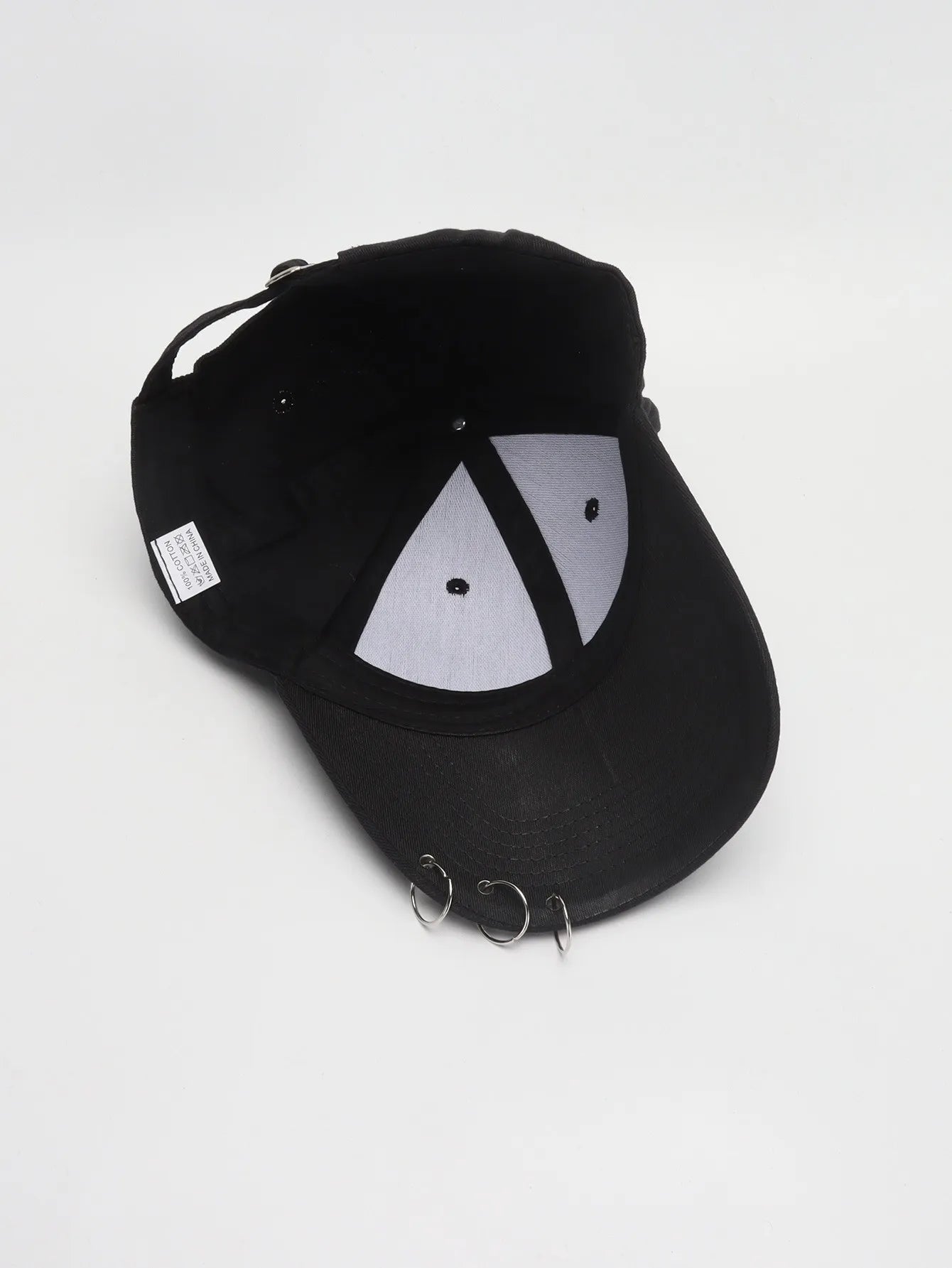 Hip Hop Women's Baseball Cap With Ring Circle Snapback Hats For Men Women Unisex Dad Hat Adjustable Kpop Korean Style Gorra