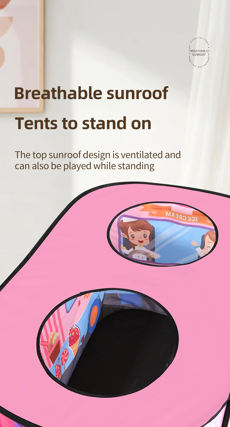 Children's Tent Game House Indoor and Outdoor No Installation Kindergarten Foldable Family Toy House