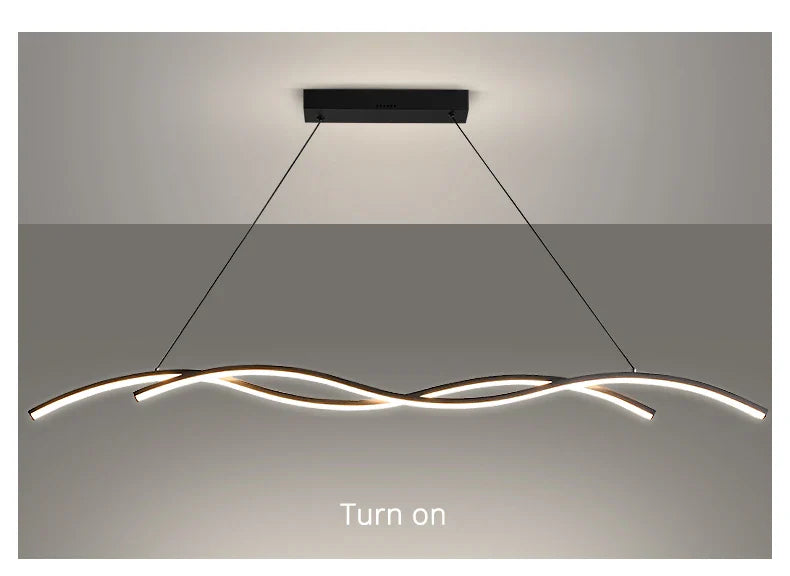 Black White Led Restaurant Pendant Lights Modern Minimalist Hotel Bar Restaurant Chandelier Home Indoor Decoration Lighting Lamp