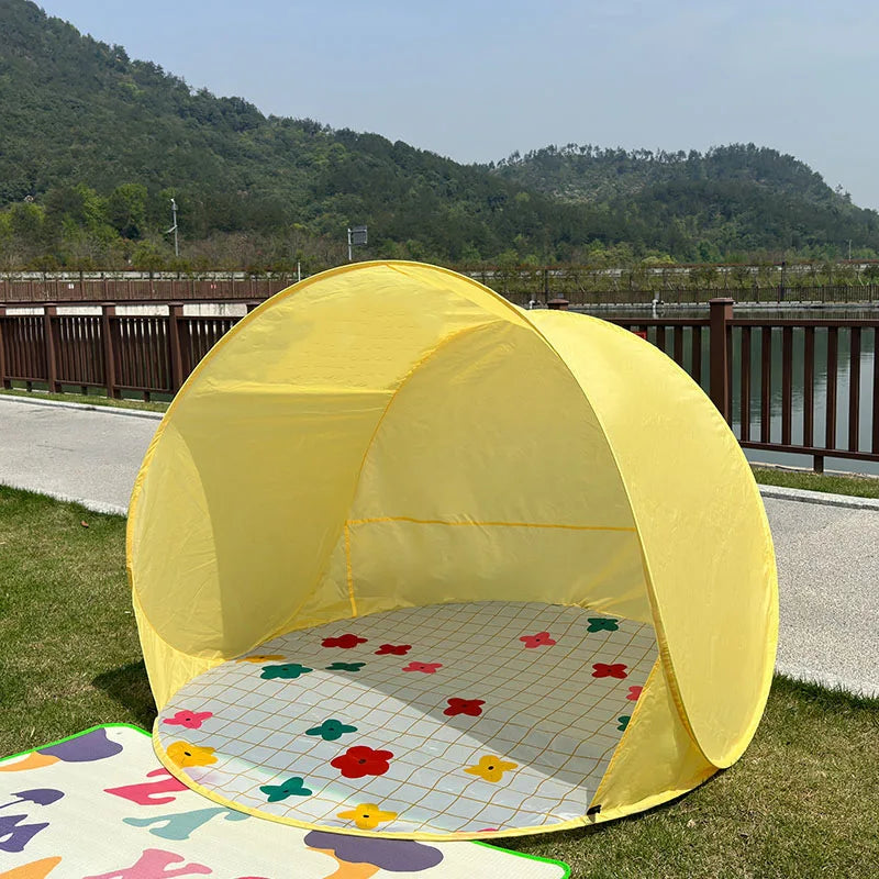 2026 Outdoor Camping Picnic Quick Setup Tent Summer Portable Ins Style Beach Up Tent Easy Install Sun Shelter Travel