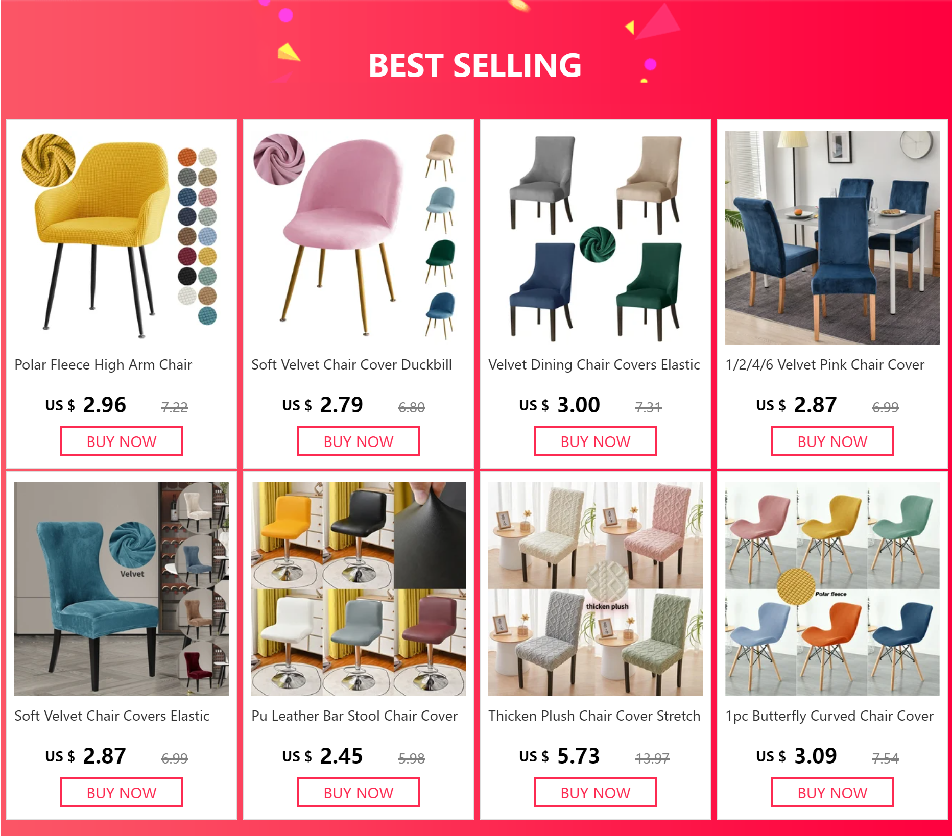 Soft Velvet Chair Cover Duckbill Curved Dining Chair Slipcover Low Back Thick Stretch Seat Covers for Living Room Kitchen Hotel